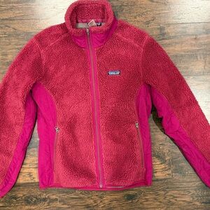 Patagonia Retro X Magenta Sherpa Fleece Jacket